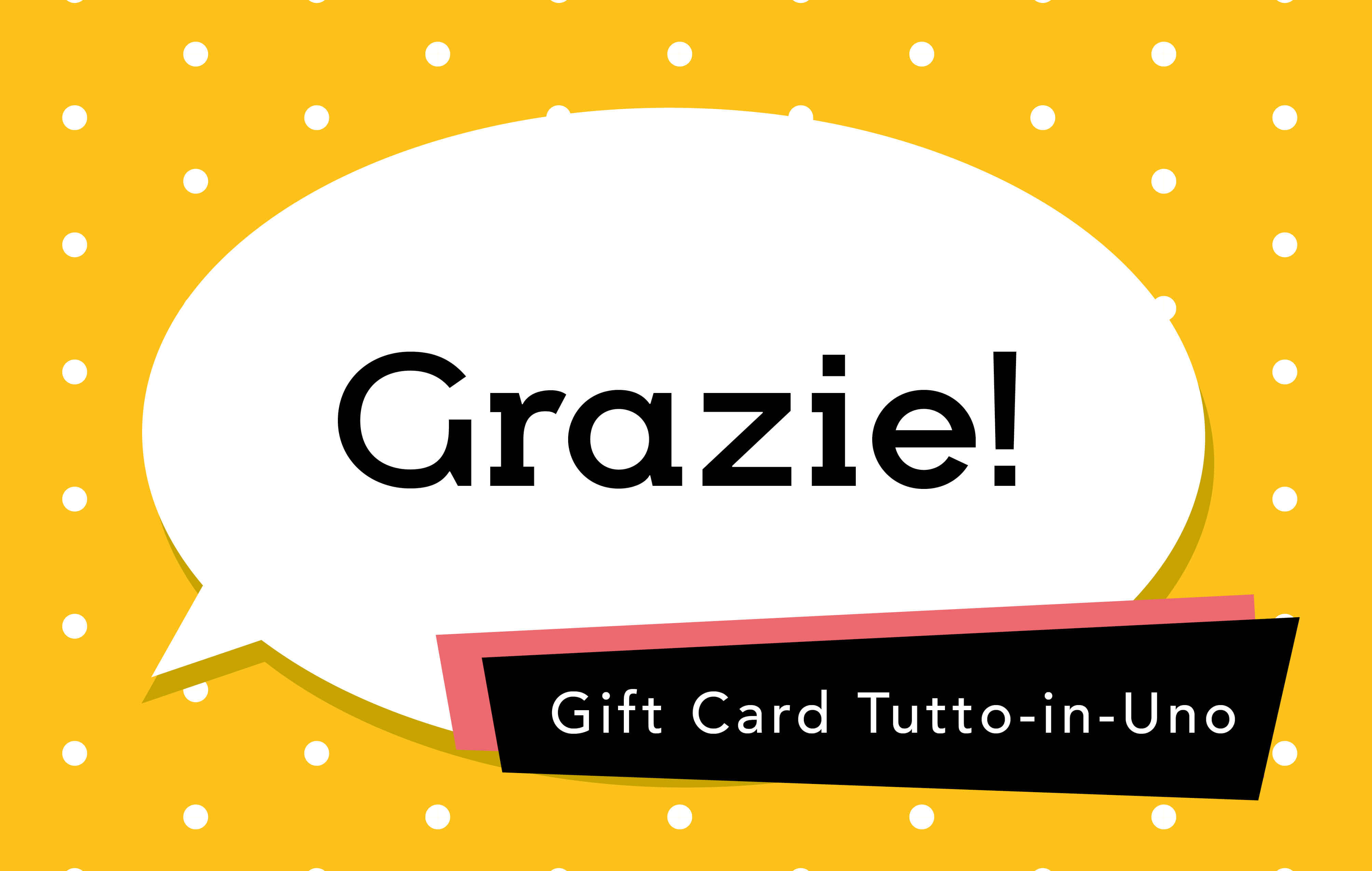Grazie Gift Card Tutto-in-Uno