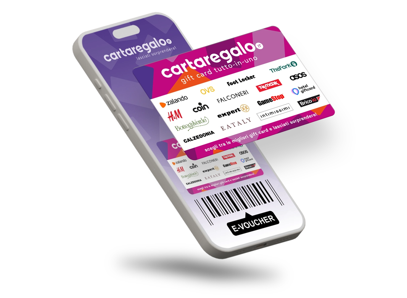 Gift Card Tutto-in-Uno E gift