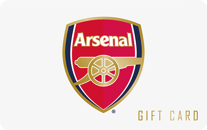 Arsenal Football Club Gift Card
