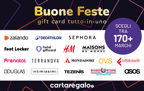 Gift card Tutto-in-Uno Buone Feste